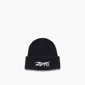 Reebok VB Beanie Mütze Damen - Schwarz/Weiß - DE 231-TWQ